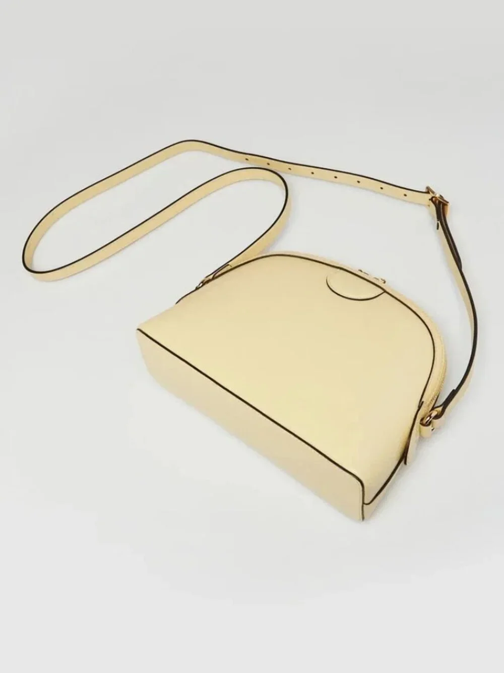 Gucci Yellow Leather Small Ophidia Crossbody Bag - Picture 3 of 9